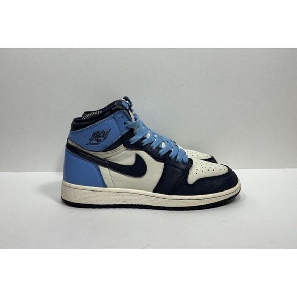 Jordan 1 Retro OG High Obsidian Size 5.5y / Womens 7 2019 575445-140 Shoes - Picture 1 of 11